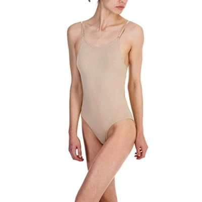 Image of Silky DANCE Seamless Camisole Leotard Undergarment Underlayer Nude Flesh (Medium)