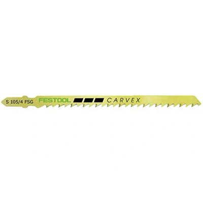 Image of Festool 204327 Jigsaw Blade 5 Pieces, 4 mm Tooth Pitch, 105 Length