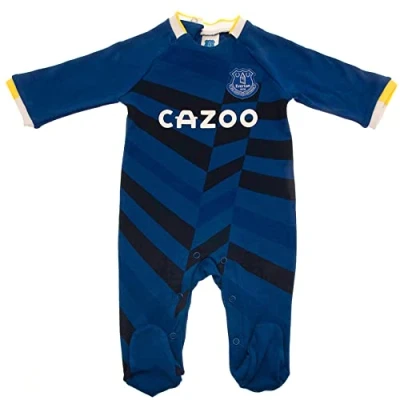 Image of Brecrest Everton Baby Sleepsuit 2021/22 3 6 months, Blue, FEZD