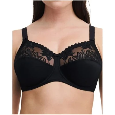 Image of Chantelle Women&#039;s, AMAZONE, Very Covering Underwired Bra, Women&#039;s lingerie, Black (Schwarz 11), 32E
