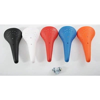 Image of MX Saddle Bike BMX Old School Retro Kashimax Raleigh Burner 80s Style Seat (Red)
