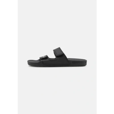 Image of Quiksilver RIVI Pool slides, Size: 11, Black/grey Synthetics