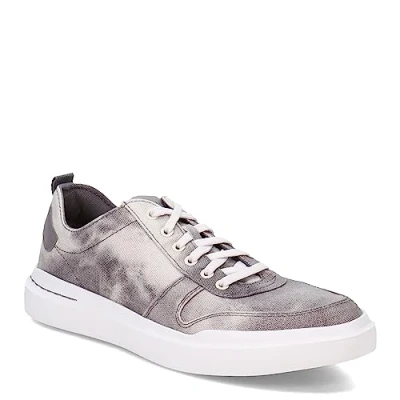 Image of Cole Haan Men&#039;s C35300 Sneaker, Quiet Shade Washed Canvas Optic White, 7 UK