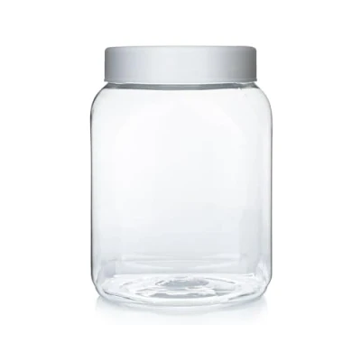 Image of Octopus 5x 400 ml PET plastic cups with screw cap for food, paint, oil, powder, cap, smoothie …
