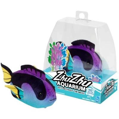 Image of Zhu Pets Aquarium Toy Fish Wesley Interactive, Collectible Pet with Sounds and Movement Electronic Ages 4+