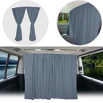 Image of BREMER SITZBEZÜGE Divider Driver&#039;s Cab Sun Protection Curtains Compatible with VW T5 T6 Multivan Transporter Caravelle A_GR Camping Motorhome Accessories