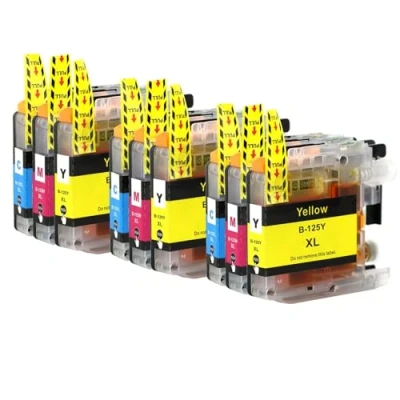 Image of Go Inks 3 Set of C/M/Y Ink Cartridges to replace Brother LC125XL Compatible/non OEM for DCP &amp; MFC Printers (9 Inks)