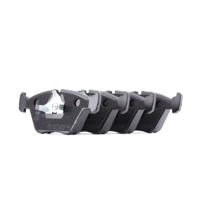 Image of SFP000040 Brake pad set FEBI BILSTEIN 16000 Front Axle prepared for wear indicator with piston clip BMW: 3 Saloon, Coupe, 5 Touring, MG: ZT T Estate