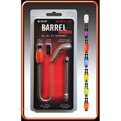 Image of ESP Barrel Bobbin Kit All Colours Isotopes Metal Head: Red
