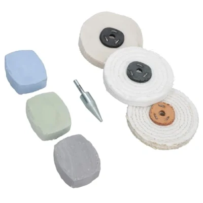 Image of AB Tools Budget Polishing Kit Coarse/Medium and Fine Mops 4&quot; POL03