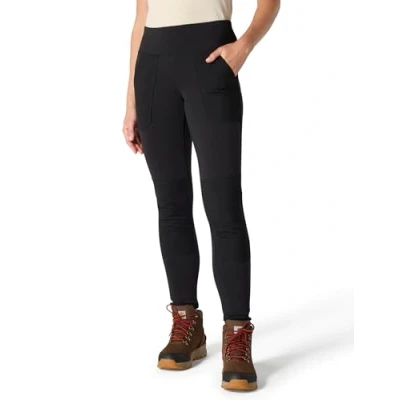 Image of Carhartt Women&#039;s Force Fitted Lightweight Utility Legging, Black, XL