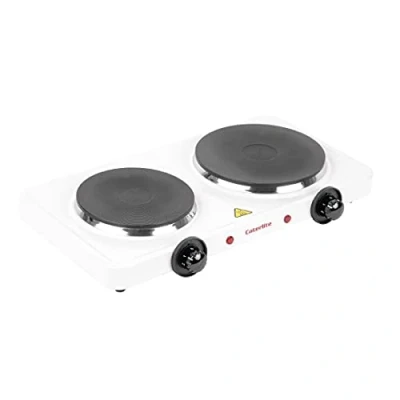 Image of Caterlite Electric Countertop Boiling Rings Double with Non Slip Rubber Feet