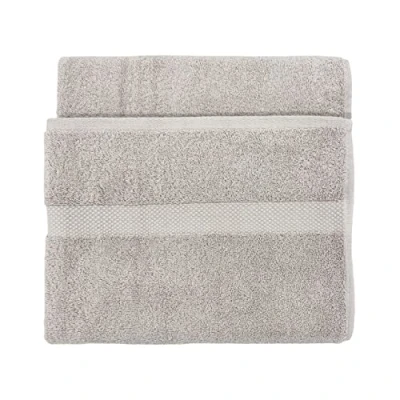 Image of The Linen Yard Loft 6 Piece Hand Towel/Bath Sheet Bale, Cotton, Dove