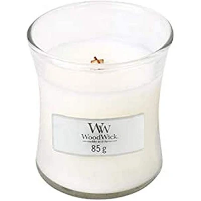 Image of WoodWick Scented Candle Mini White Teak 8 cm / ø 7