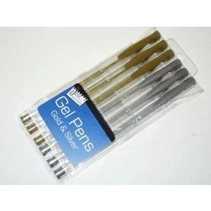 Image of Gold and Silver Gel Pens