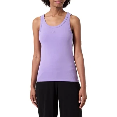 Image of HUGO Women&#039;s Datamia Jersey Top, Open Purple549, XL