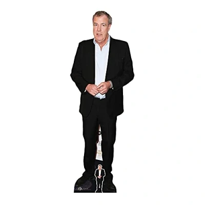 Image of Jeremy Clarkson Lifesize Cardboardcut Out with Free Mini Cut of cardboard, Multi Colour, 194 x 68 cm