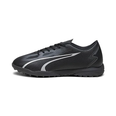 Image of PUMA Men&#039;s Ultra Play TT Soccer Shoe, Black Asphalt, 8.5 UK