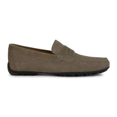 Image of Geox Men&#039;s U Kosmopolis + Grip Moccasin, Taupe, 8 UK