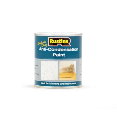 Image of RUSTINS Anti Condensation Paint, White, 500 ml (Pack of 1)