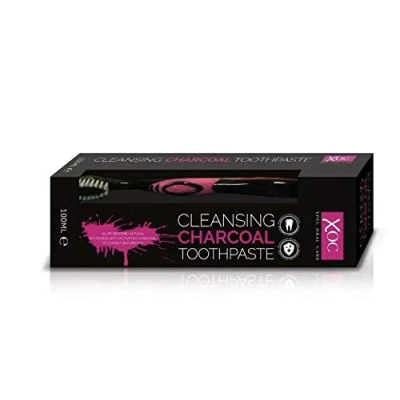 Image of Charcoal Cleansing Toothpaste 100ml with Free Toothbrush