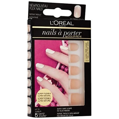 Image of L&#039;Oreal Paris Nails a Porter, French Touch Number 001