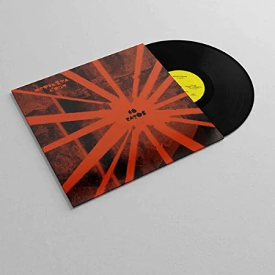 Image of Orquesta Akokán 16 Rayos Red Metallic vinyl 2021 USA LP DAP 064