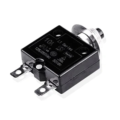 Image of KIMISS Thermal Switch Reset, Circuit Breaker Manual Reset,Manual Reset Over Current Overload Protector(10A)