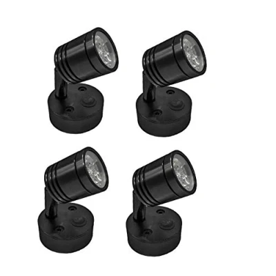 Image of READY 12V LED Spot Reading light switch Camper Van Caravan Boat Interior ON/OFF White 4PCS (NAB 2)