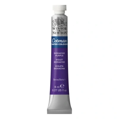 Image of Winsor &amp; Newton 303231 Cotman 8ml Water Colour Tube Dioxazine Violet