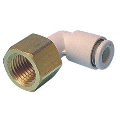 Image of 10x SMC KQ2F08 03A Female Thread Fitting 8MM to G3/8