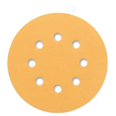 Image of Starcke Sanding Discs 125mm Hook &amp; Loop, 8 Holes, 5&quot; Orbital Pads for Precision Pack of 10 (500 Grit)