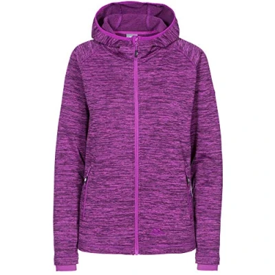 Image of Trespass Womens/Ladies Riverstone Fleece Jacket (L) (Purple Orchid Marl)