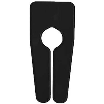 Image of CompleteShopfittings GARMENT CLOTHES RAIL DIVIDER PLAIN COLORS, SIZE (1 X BLACK)