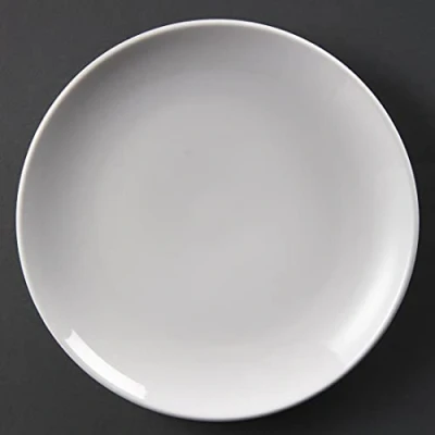 Image of Olympia Coupe Plates Whiteware in Porcelain White 230(пїЅ) mm 12 pc