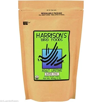 Image of Harrisons Bird Food Adult Lifetime 1.36kg Canaries Finches Budgies