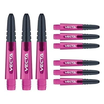Image of WINMAU Vecta Pink Short dart shafts (Stems) 1 set per pack (3 in total)