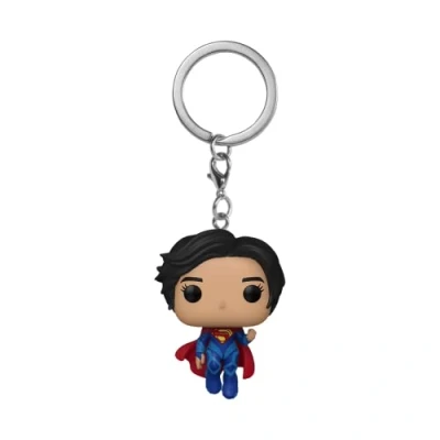 Image of Funko Pop! Keychain: DC the Flash Supergirl Comics Novelty Keyring Collectable Mini Figure Stocking Filler Gift Idea Official Merchandise Comic Books Fans Backpack Decor