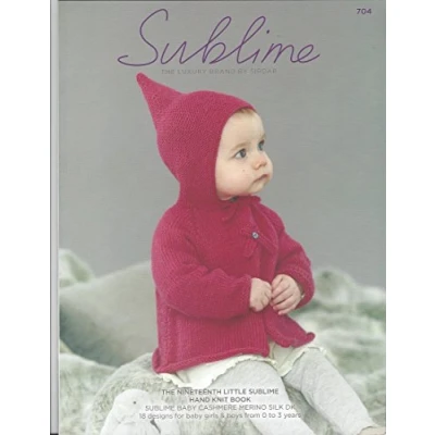 Image of Sulblime Knitting Pattern Book 704 The Nineteenth Little Sublime Hand Knit