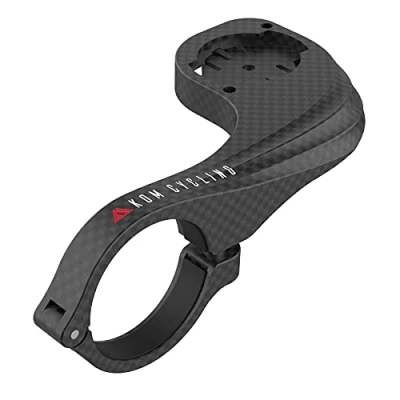 Image of KOM Cycling Computer Mount designed to be used with Garmin Edge Series Compatible a range of commuters including 530 and 830