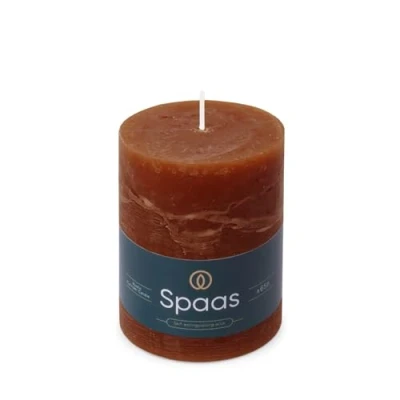 Image of Spaas Rustic Pillar Candle 80/110 mm 65h, Bordeaux