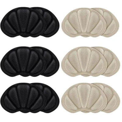 Image of Tsathoggua Back of Heel Cushion Inserts, Self Adhesive Grips Pads for Shoe Too Big, Protectors Guards Liners Women Men Preventing Blisters, Improved Fit (Beige, Black)