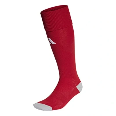 Image of adidas Unisex Kids Milano 23 Socks, Team Power Red 2 / White, 5 6 Years