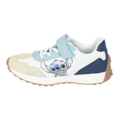 Image of CERDÁ LIFE&#039;S LITTLE MOMENTS Children&#039;s Stitch Sneakers, Blue and Pink, 2 UK