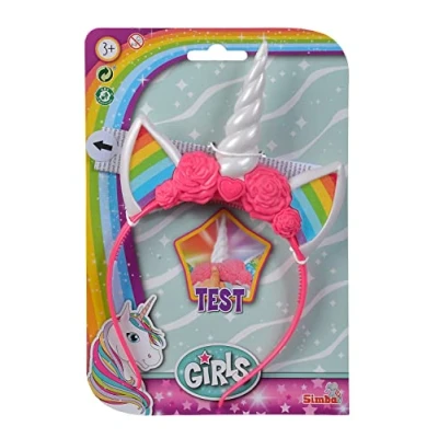 Image of Simba 105562480 Steffi Love Girls Unicorn Headband Horn with Colour Changing Light Effect / 24 cm 3 Years +, STK