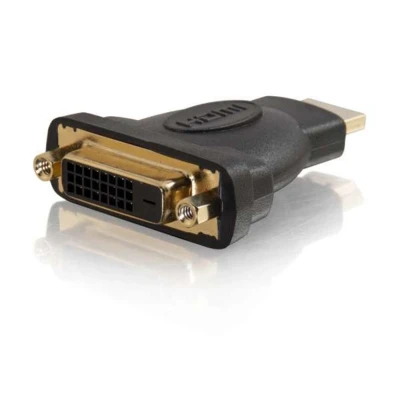 Image of C2G Velocity DVI D to HDMI Gold Plated 1080p High Definition Inline Adapter (Female Male)