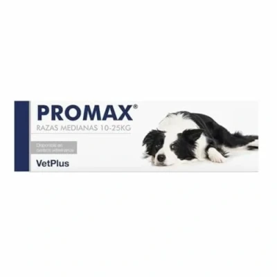 Image of VetPlus Promax Antidiarrheal supplement, Medium breeds, Once a day, 10 25 kg, 18 ml