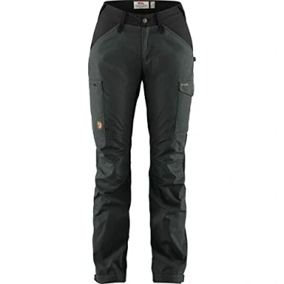 Image of FJALLRAVEN F89829 030 550 Kaipak Trousers Curved W Dark Grey Black 42