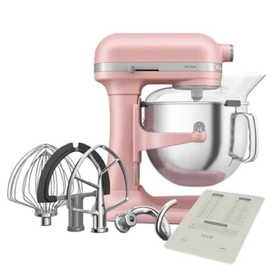 Image of KitchenAid Artisan Dried Rose 6.6L Bowl Lift Food Mixer With FREE Gifts