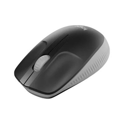 Image of Logitech Wireless Mouse M190, Full Size Ambidextrous Curve Design, 18 Month Battery with Power Saving Mode, USB Receiver, Precise Cursor Control + Scrolling, Wide Scroll Wheel, Scooped Buttons Grey